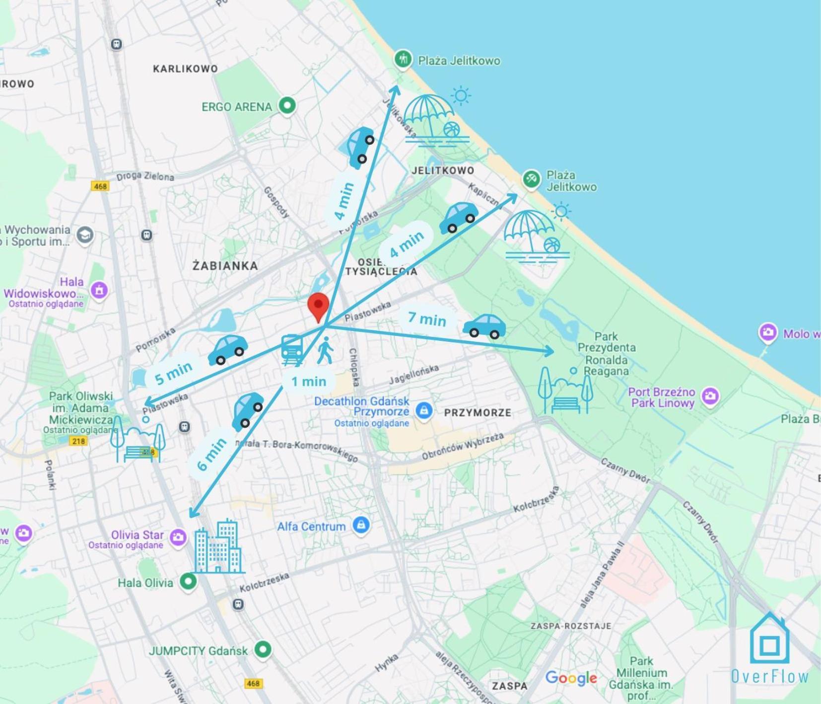 Zigzag Room - Charming Place, 15 Minutes To Gdansk Old Town & 5 Minutes To Seaside Ngoại thất bức ảnh
